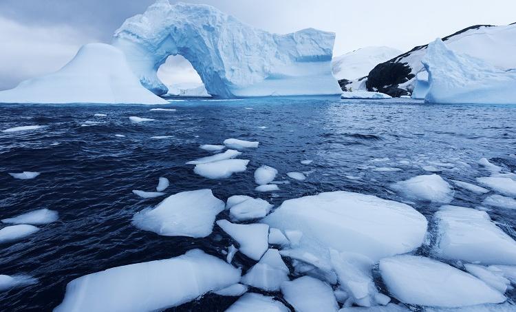 chuva na antártica