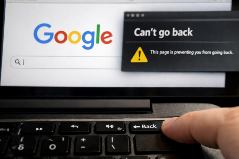 back button hijacking