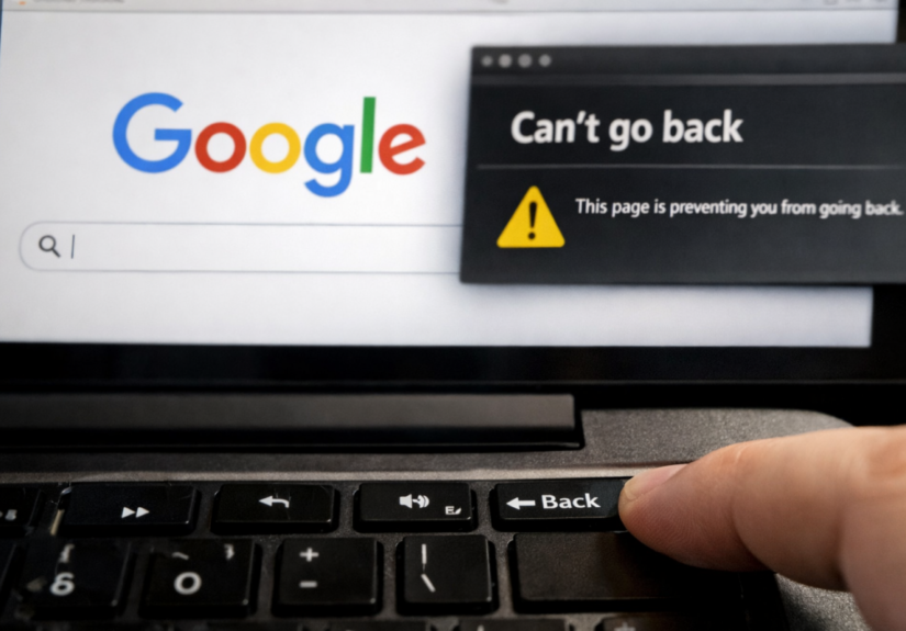 back button hijacking