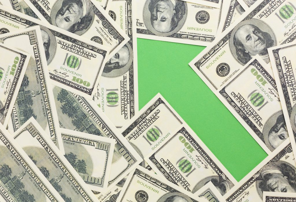 dólar em alta